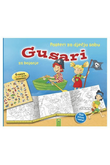 Gusari za bojanje – posteri za dječju sobu - naslovnica