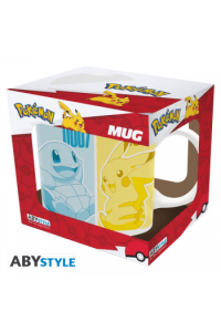 Pokemon - Mug - 320 ml - Pikachu & Kanto Starters - Subli