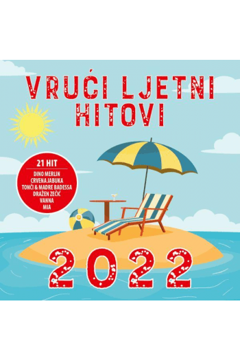 Razni izvođači - Vrući ljetni hitovi 2022 CD - omot