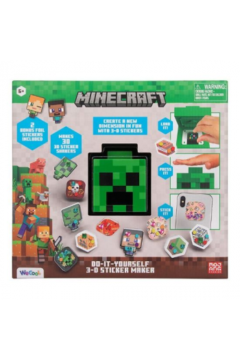 Paladone Minecraft 3D Sticker Maker - slika proizvoda