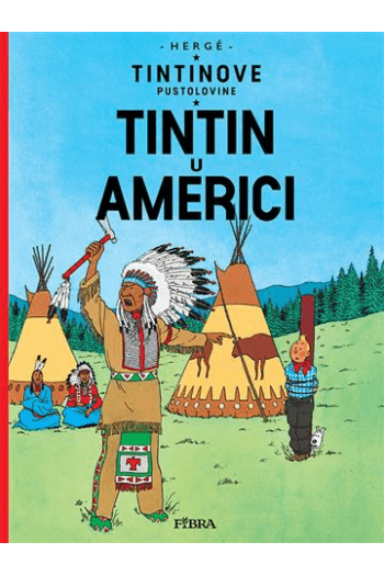 Tintinove pustolovine: Tintin u Americi (Strip) - naslovnica
