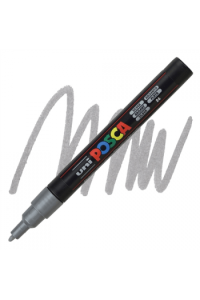 Marker Uni pc-3m Posca srebrni - slika proizvoda