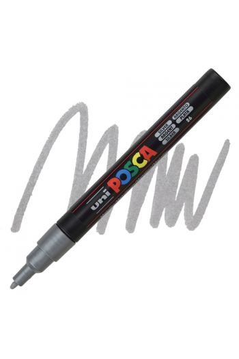 Marker Uni pc-3m Posca srebrni - slika proizvoda