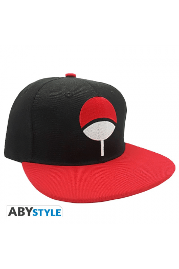 NARUTO SHIPPUDEN - Snapback Cap - Black & Red - Uchiha - slika proizvoda