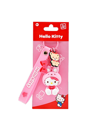 Yume Hello Kitty & Friends Animal Series Keychain With Hand Strap - Hello Kitty - slika proizvoda