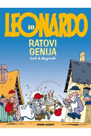 Leonardo 10: Ratovi genija (Strip) - naslovnica