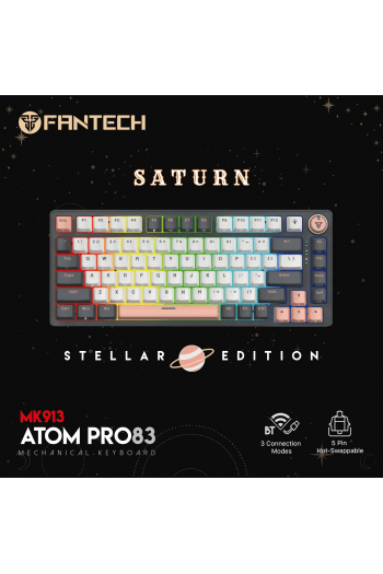 Tipkovnica gaming žična mehanička Fantech Atom PRO 83 red SW.MK913 Saturn - slika proizvoda