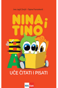 Nina i Tino uče čitati i pisati, radna bilježnica u listićima za 1. r.os.škole - naslovnica