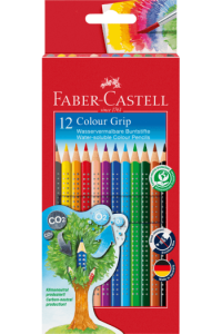 Boje drvene  12boja Grip 2001 Faber Castell 112412 ~ 1/5/120 - slika proizvoda