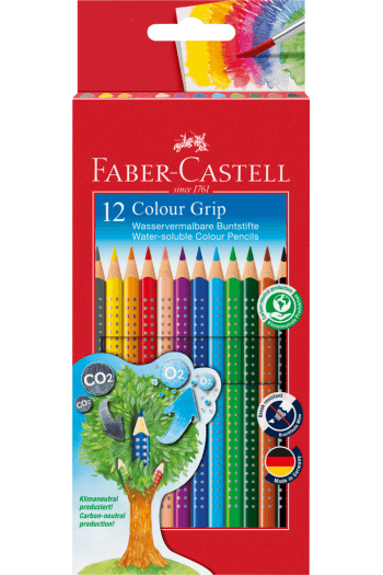 Boje drvene  12boja Grip 2001 Faber Castell 112412 ~ 1/5/120 - slika proizvoda