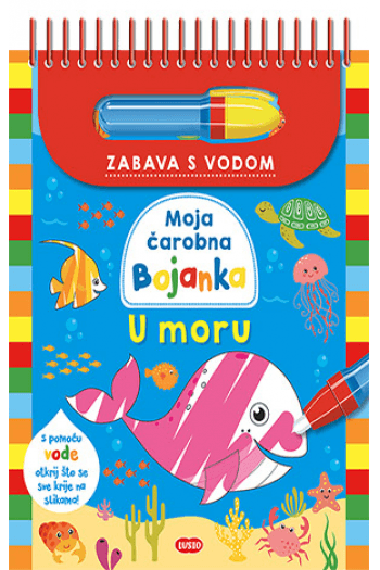 Čarobna bojanka: U moru - naslovnica
