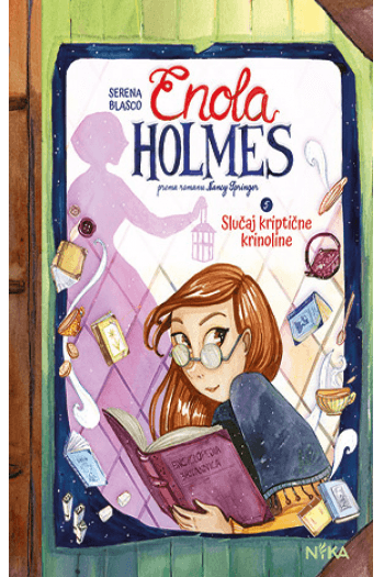 Enola Holmes 5: Slučaj kriptične krinoline (Strip) - naslovnica