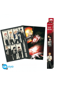 Chainsaw Man - Set 2 Posters Chibi 52X38 - Devil Hunters - slika proizvoda