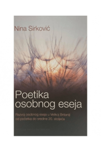 Poetika osobnog eseja - naslovnica