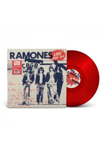 Ramones - Live At CBGB, 1977 (140 Gr. Vinyl Red) (RSD Black Friday 2025 Red Vinyl edition) LP - omot