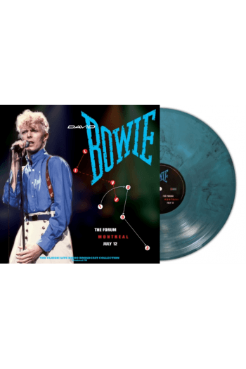 David Bowie - Live At The Forum In Montreal July 12, 1983 (Turquoise Marble Vinyl) LP - omot