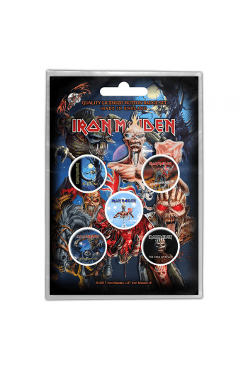Iron Maiden  - Later Albums bedževi set - slika proizvoda