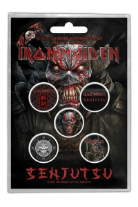 Iron Maiden Senjutsu Bedževi Set 5