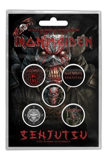 Iron Maiden Senjutsu Bedževi Set 5 - slika proizvoda