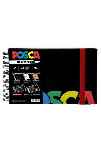 Uni Posca blok A5 Sketch Blackbook EOL - slika proizvoda