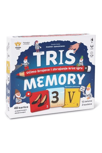 Društvena igra TRIS memory - slika proizvoda