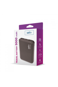 Setty power bank 5000 mAh SPB-05 - slika proizvoda