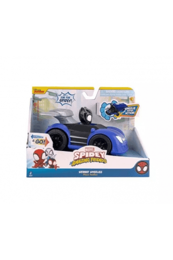 Spidey And Amazing Friends - Pull Back Vozilo - Black Panter - slika proizvoda