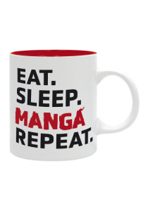 Eat Sleep Manga Repeat - Mug - 320ml - Asian Art - Box