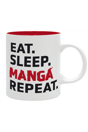Eat Sleep Manga Repeat - Mug - 320ml - Asian Art - Box - slika proizvoda