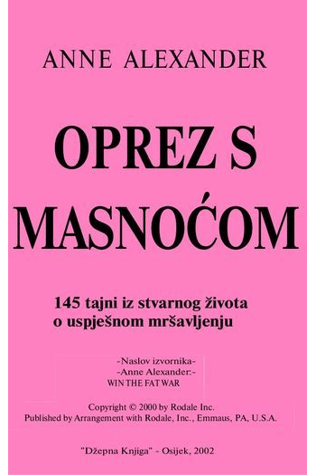 Oprez s masnoćama - naslovnica