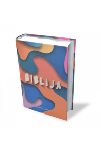Biblija ( platno šareno srebro uvez) - naslovnica