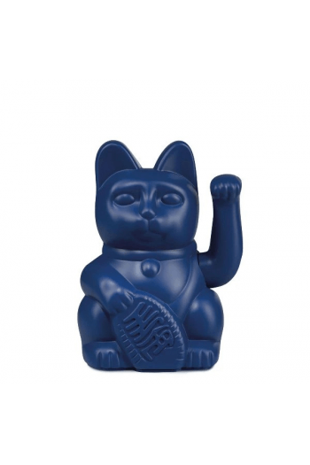Lucky Cat , Dark Blue , waving cat , 10,5x8,5x15cm , plastic , no batt. incl. 24) - slika proizvoda