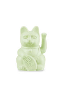 Lucky Cat Mini  waving cat  light green ca. 6,7 x 5,2 x 9,8 cm  plastic no batt.incl. - slika proizvoda