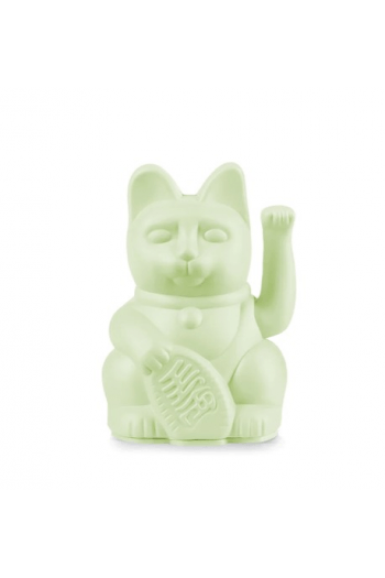 Lucky Cat Mini  waving cat  light green ca. 6,7 x 5,2 x 9,8 cm  plastic no batt.incl. - slika proizvoda