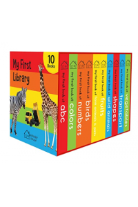 My First Library: Boxset of 10 Board Books for Kids