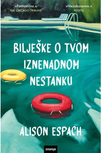 Bilješke o tvom iznenadnom nestanku - naslovnica