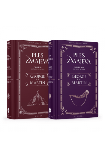 Pjesma leda i vatre 5 - Ples zmajeva - komplet (svezak 1.i 2.) t.u. - naslovnica