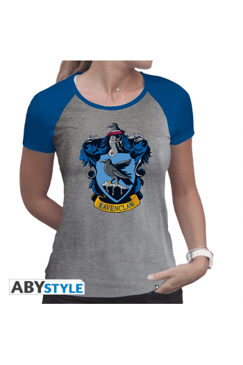 Harry Potter - Tshirt "Ravenclaw" Woman Ss Grey & Blue - Premium M - slika proizvoda