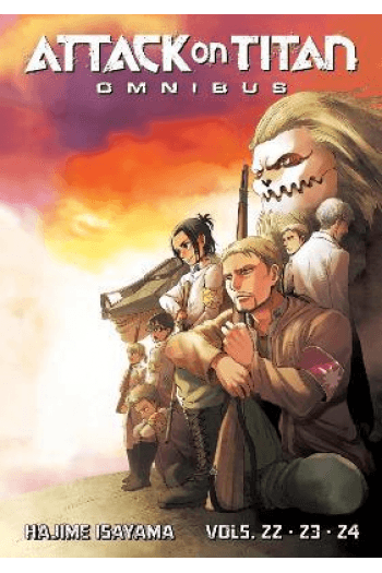 Attack on Titan Omnibus 8 (Vol. 22-24) manga izdanje