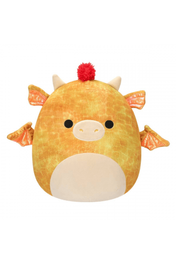 SQU: SQUishmallows 40cm W19 - Dieric - Žuti Zmaj S Crvenom Kosom - slika proizvoda