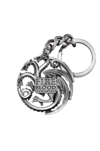 Noble Collection - Game Of Thrones - J - Targaryen Sigil Key Chain - slika proizvoda