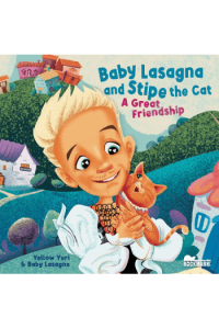Baby Lasagna and Stipe the Cat - A Great Friendship
