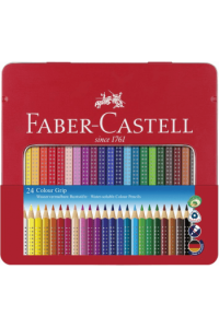 Boje drvene 24boje metalna kutija Grip 2001 Faber Castell 112423 ~ 1/3/33 - slika proizvoda