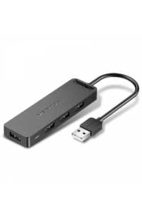Hub Usb Na 4* Usb 2.0 I Tip C Pd Ventin Chmbf 1 M Crni - slika proizvoda