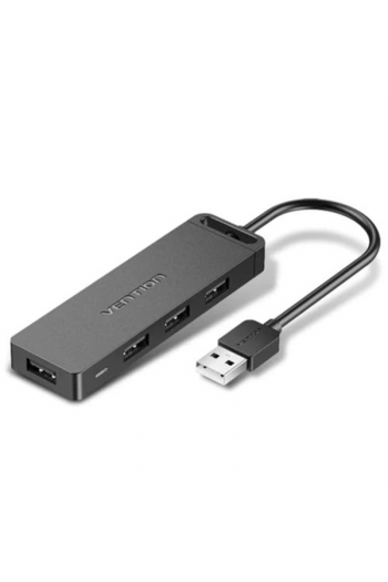 Hub Usb Na 4* Usb 2.0 I Tip C Pd Ventin Chmbf 1 M Crni - slika proizvoda