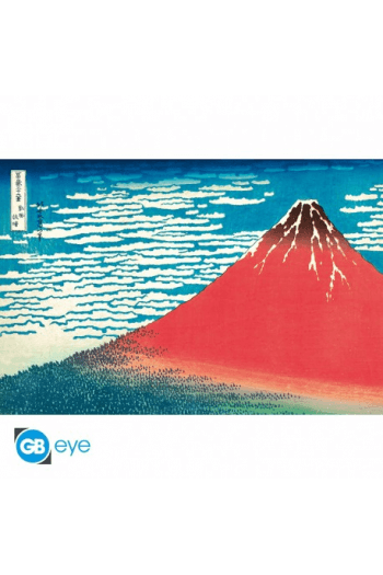 Hokusai - Poster Maxi 91.5X61 - Red Fuji - slika proizvoda