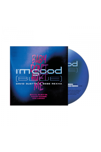 David Guetta - I’m Good (Blue) / Baby Don’t Hurt Me ltd blue vinyl 12″ LP - omot