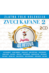 Razni izvođači - Zlatna folk kolekcija - Zvuci kafane 2 CD - omot
