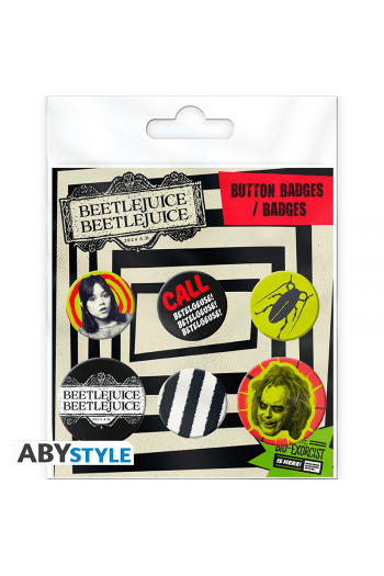 Beetlejuice - Badge Pack - Beetlejuice Beetlejuice - slika proizvoda