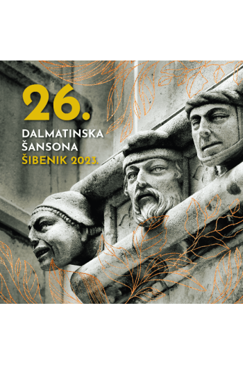 Razni izvođači - 26. Dalmatinska Šansona, Šibenik 2023 CD - omot